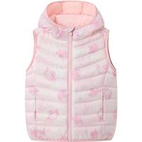 波司登(BOSIDENG)25春季轻薄羽绒服男女儿童5A抗菌4防连帽内搭马甲T250135520 幻彩大耳兔粉9CN6 160 /80