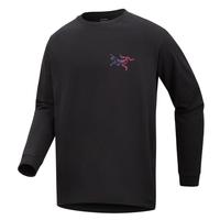 ARC'TERYX始祖鸟 KRAGG COTTON HEATMAP LS 透气 男子 棉质长袖T Black/Multi/黑色 L