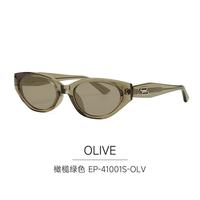 目戲 目戏墨镜女款小框高级感太阳镜开车可选偏光高级感猫眼窄框