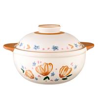 爱仕达（ASD）砂锅煲汤炖锅3.5L煲汤煲仔饭砂锅家用陶瓷锅燃气灶沙锅RXC35A3WG 3-5人适用【颜值天仙煲】 3.5L