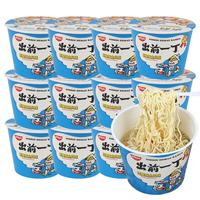 日清食品 NISSIN日清 出前一丁杯面 桶装方便面 宵夜速食泡面 即食桶面汤面 整箱 葱爆鲜鱿味(12桶)