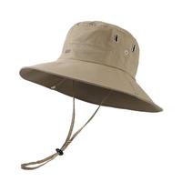 森马Semir防晒帽遮阳帽男士太阳帽子防紫外线渔夫帽大帽檐登山钓鱼帽可折叠