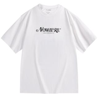 太平鸟 男装 夏季潮流短袖T恤B2CNE2201 白色1（阔型） 2XL