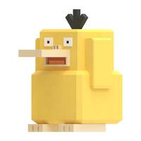 虎敖宝可梦大探险系列摆件 卡通像素摆件 可达鸭 宝可梦大探险系列 可达鸭