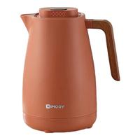 艾曼格（IMOGY）德国艾曼格保温壶原木风家用保温水壶冬季热水壶高颜值热水壶 橙色 1500ml 【温度显示】