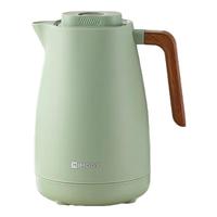艾曼格(IMOGY)德国艾曼格保温壶原木风家用保温水壶冬季热水壶高颜值暖水瓶 绿色 1500ml 【温度显示】