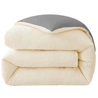 雅鹿·自由自在A类抗菌10%大豆纤维被子春秋冬季棉被芯双人被褥6斤200*230cm拼灰 A类抗菌-拼灰