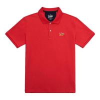 奥索卡 OZARK GEAR户外短袖POLO衫男2024夏季潮流时尚简约透气T恤339069 西瓜红-001 M/170