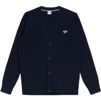 哈吉斯（HAZZYS）男女同款 2025春季外套PHIZ可内搭可外穿针织开衫 藏青色NV 2XL （185/104A 52）