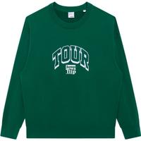 GXG男装 少年时代系列绿色简约圆领卫衣  绿色 M