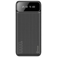 毕亚兹 超薄小巧 移动电源 四线可拆卸  10000mAh 黑