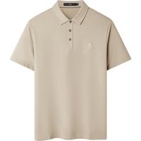 【舒适透气】夏季时尚翻领简约刺绣男士短袖POLO衫