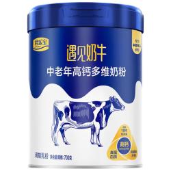 君乐宝 中老年高钙高蛋白质 高膳食纤维奶粉 700g
