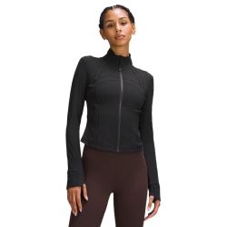 lululemon 丨Define 女士短款夹克 *罗纹 Nulu™ 芯吸 LW3HB6S 黑色 XS /4