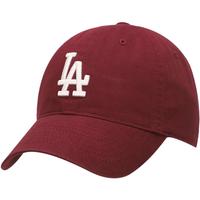 美职棒（MLB）男女帽子虞书欣同款软顶棒球帽秋冬季运动遮阳鸭舌帽 洛杉矶道奇队/红色/66 均码 F