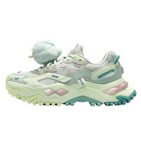 FILA FUSION斐乐潮牌女硬糖休闲厚底老爹鞋运动鞋 【鹦鹉】水青色/淡水色绿-GS 38.5