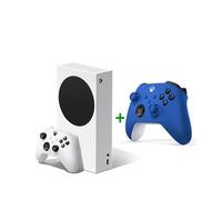 微软(Microsoft)Xbox Series S游戏机 丨XSS+Xbox波动蓝手柄超值套装(双手柄)国行游戏机 双手柄套装(波动蓝)
