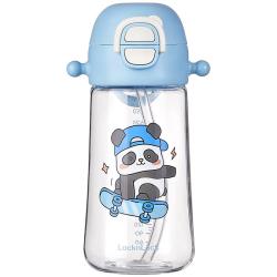 LOCK&LOCK 儿童水杯吸管杯500ml