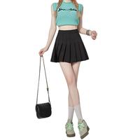 自由系百褶裙女小个子高腰显瘦防走光西装短裙2025夏季包臀半身裙