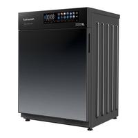 Twinwash滚筒洗衣机全自动10公斤 1.08高洗净比 智能投放除菌除螨 彩屏 【T6G单洗】TG100TEHATG