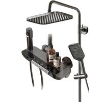 惠达（HUIDA）淋浴花洒增压套装精铜主体家用卫生间喷头沐浴节水花洒全套DW656