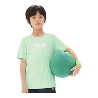 361°童装男女童短袖针织衫夏季速干儿童T恤中大童冰爽上衣 春芽绿1201-男童 160cm