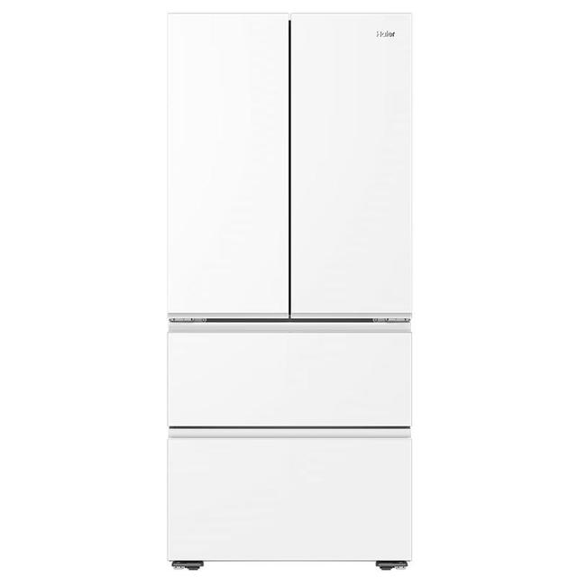 今日必买：海尔 Haier 小红花系列 BCD-500WGHFDEDWVU1 风冷法式多门冰箱 500L 冰雪白