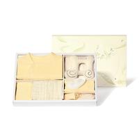 babycare新生儿盒衣服婴儿周岁初生宝宝用品大全 淡焦黄 59cm  【柔润山茶花】淡焦黄