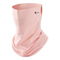 牧佰澜防晒面罩女夏季防紫外线凉感脖套户外骑行护脸护脖挂耳面巾口罩 粉色 均码