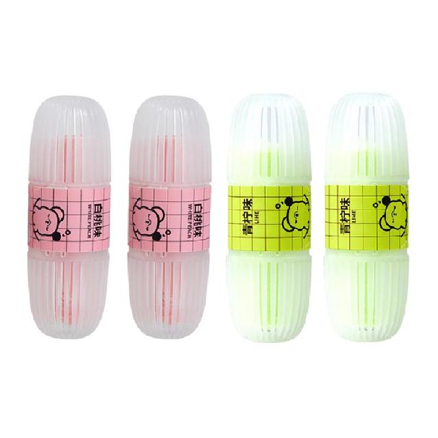 淘金币可用：小仓熊 清洗清洁剂挂球挂篮厕所除臭去异味洁厕灵 50g*4支