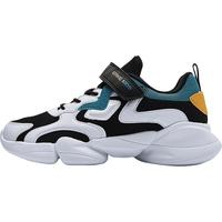 鸿星尔克 儿童运动鞋  丨小贝 正黑/正白-网革 -偏小1码 26