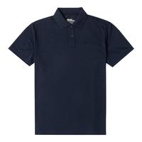 Jack Wolfskin狼爪t恤男子2025户外运动透气商务休闲快干宽松polo衫短袖男 5820015-1010 /宝蓝色 XL 180/104A
