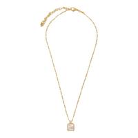 安铂洛利 白贝母项链女士小众颈链锁骨链颈饰珠宝首饰女 白色-Oil Frame