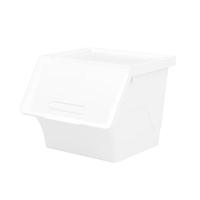  京东京造 叠加侧开 儿童玩具整理箱  【叠放超稳】前开口收纳箱*3 3