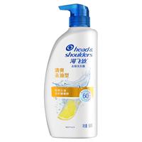 海飞丝去屑洗发水男士清爽去油洗发水控油500g女士柠檬香 【去屑控油】柠檬清爽500G