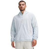 lululemon丨Lightweight 男士徒步轻盈版半拉链外套 LM4APZS 粉末蓝 L