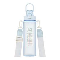 膳魔师（THERMOS）Tritan塑料夏季运动水杯男女士便携骑行水壶车载大容量杯子TESD 浅蓝【附背带+挂件】 700ml