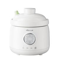 Bear 婴儿辅食机bb煲1L陶瓷蒸煮米油婴儿直炖微压辅食锅BBG-C10W3