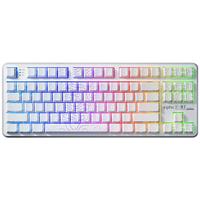 英菲克 K87无线机械键盘有线蓝牙三模gasket客制化5层填充等高线侧刻 黑金轴