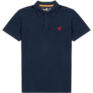 Timberland添柏岚短袖男夏季户外旅行保罗衫翻领T恤运动上衣透气POLO衫 A2EPM433/深宝石蓝 XS 165