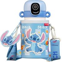 格米 GERM史迪奇指纹保温杯解锁儿童保温杯小孩水杯高颜值水壶杯子 史迪奇500ML【可充电续航120天】