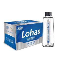 悦活 弱碱性苏打水 388ml×12瓶整箱装 优质天然无糖苏打水