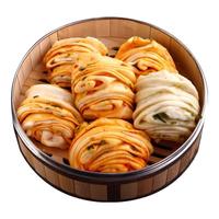 七街八巷麻辣花卷纯手工辣椒花卷葱香多肉花卷馍馍包子早茶早餐点心馒头 【麻辣】花卷 500g