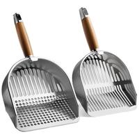 BNBNO不锈钢猫砂铲猫屎铲细孔小孔铲屎豆腐矿砂筛网铲子猫砂铲