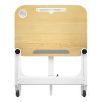 宜客乐思实木电脑桌学习桌家用书桌升降桌卧室简易写字橡胶木桌子LT809 LT809【实木桌面】移动升降折叠