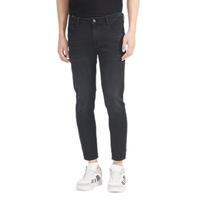 利郎轻时尚男装【轻薄透气】夏季牛仔裤男万向弹力通勤九分裤子男 黑 34 (175/86A)