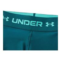 安德玛（Under Armour）童装女童瑜伽裤女大童训练裤子儿童运动裤紧身裤大童长裤1373950 蓝绿色 150