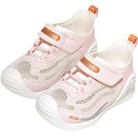 基诺浦（ginoble）婴儿学步鞋夏季儿童软底网面童鞋 男女宝宝机能鞋GB2436 芭蕾粉/白色 19.5 120mm 适合脚长116-124mm