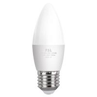 FSL佛山照明led 蜡烛尖泡节能高亮吊灯壁灯超亮光源家用商用照明 星凡尖泡E27 白光-5.5W