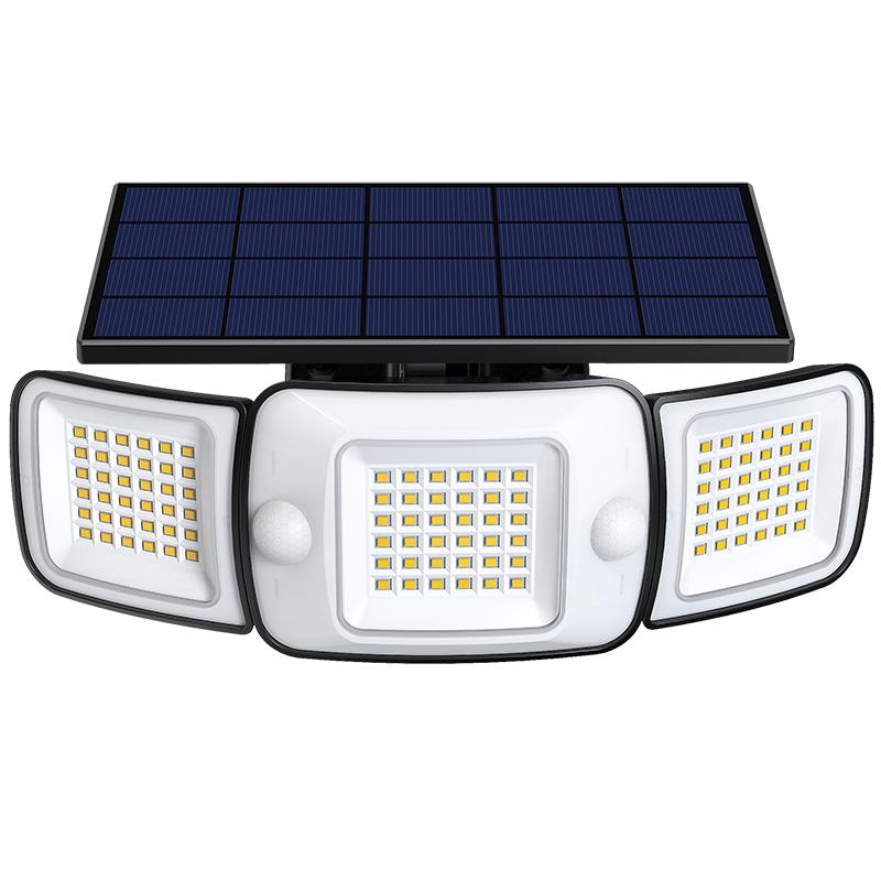 颖朗 太阳能庭院灯户外照明感应灯家用室外防水一体式LED别墅大门壁灯